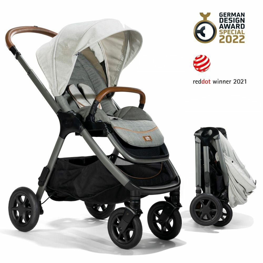 Kinderwagen |   Buggy & Sportwagen Finiti Bis 22 Kg Belastbar Mit Liegeposition, Teleskopschieber, Umsetzbarer Sportsitz Inkl. Regenschutz, Adapter, Rückenpolster, Getränkehalter & Crossbody-Bag – Signature – Oyster – Kollektion 2024 Kinderwagen Kinderwagen