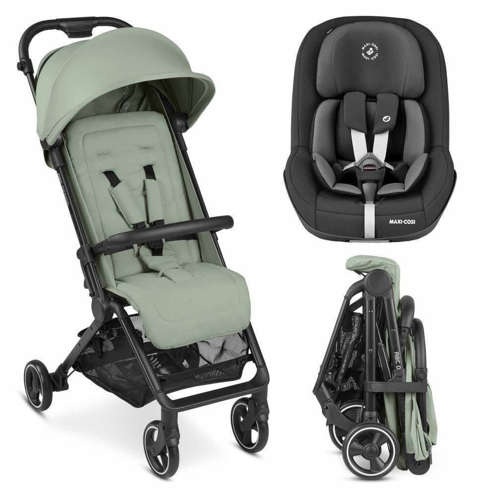 Kinderwagen |   Buggy & Sportwagen Ping Two Inkl. Reboarder Pearl Pro 2 – Mit Flacher Liegeposition, Transporttasche & Tragegurt – Classic Edition – Pine Kinderwagen Kinderwagen