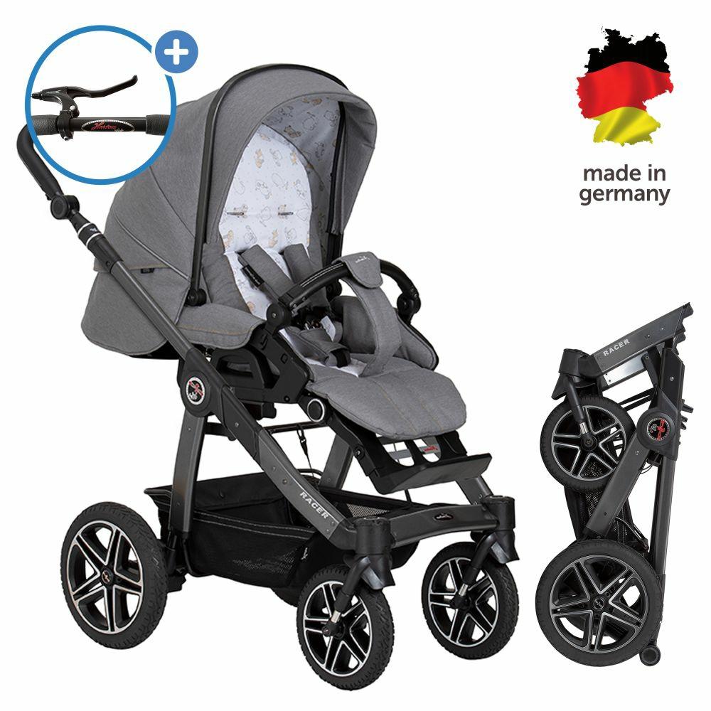 Kinderwagen |   Buggy & Sportwagen Racer Gts Bis 22 Kg Belastbar Mit Handbremse, Knickschieber Inkl. Regenschutz – Little Zoo – Kollektion 2024 Kinderwagen Kinderwagen