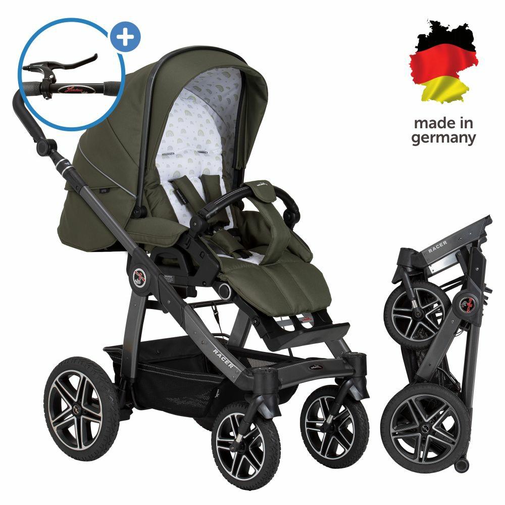 Kinderwagen |   Buggy & Sportwagen Racer Gts Bis 22 Kg Belastbar Mit Handbremse, Knickschieber Inkl. Regenschutz – Rainbow – Kollektion 2024 Kinderwagen Kinderwagen