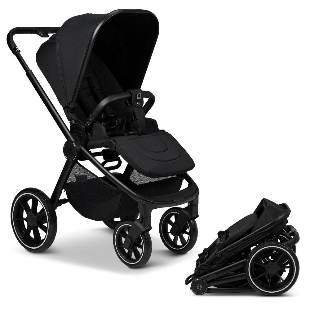 Kinderwagen |   Buggy & Sportwagen Sport Bis 22 Kg Mit Liegeposition, Umsetzbare Sitzeinheit Und Teleskopschieber – Onyx Melange Kinderwagen Kinderwagen