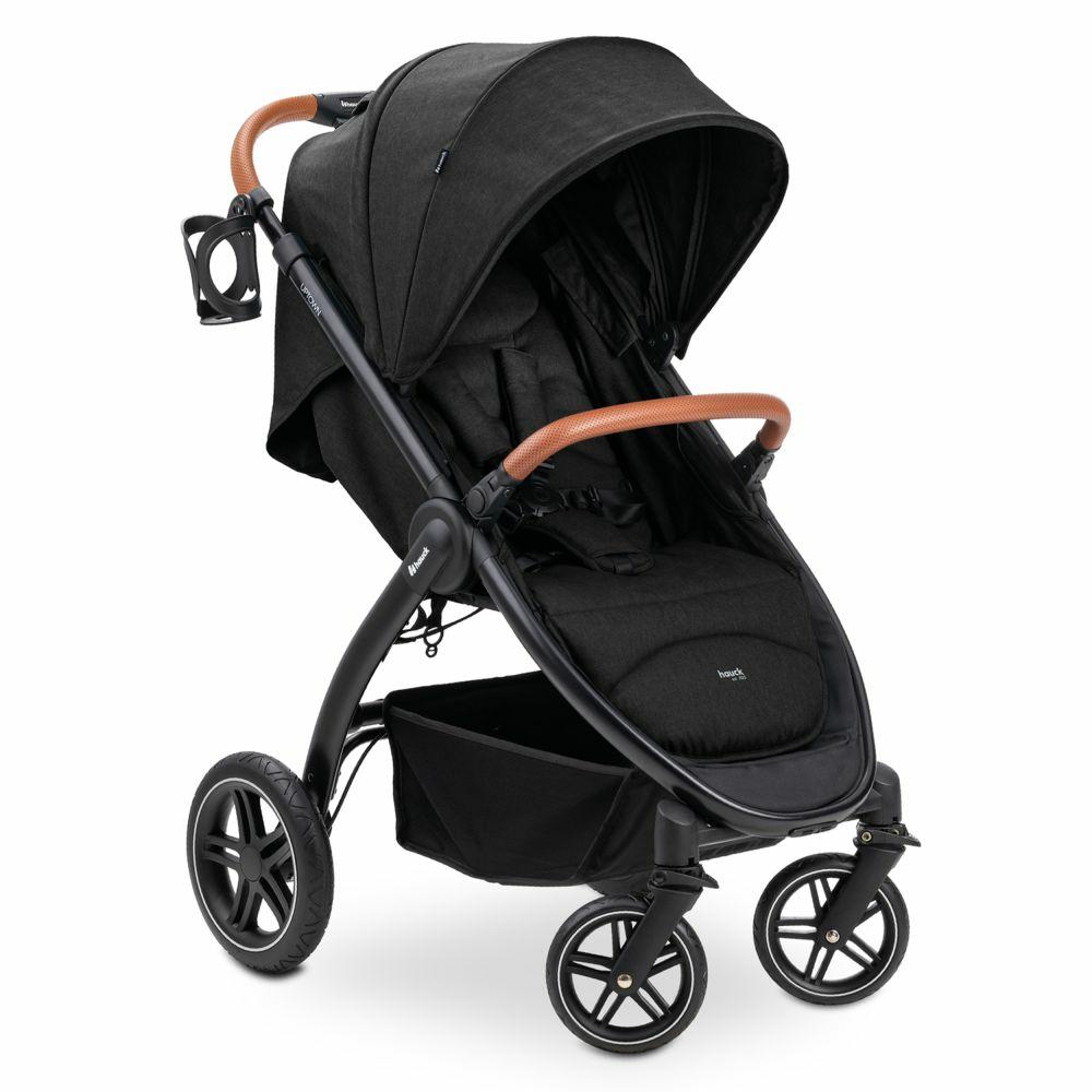 Kinderwagen |   Buggy & Sportwagen Uptown Black (Mit Liegefunktion, Schieber Höhenverstellbar, Einhand-Faltung) – Melange Black Kinderwagen Kinderwagen