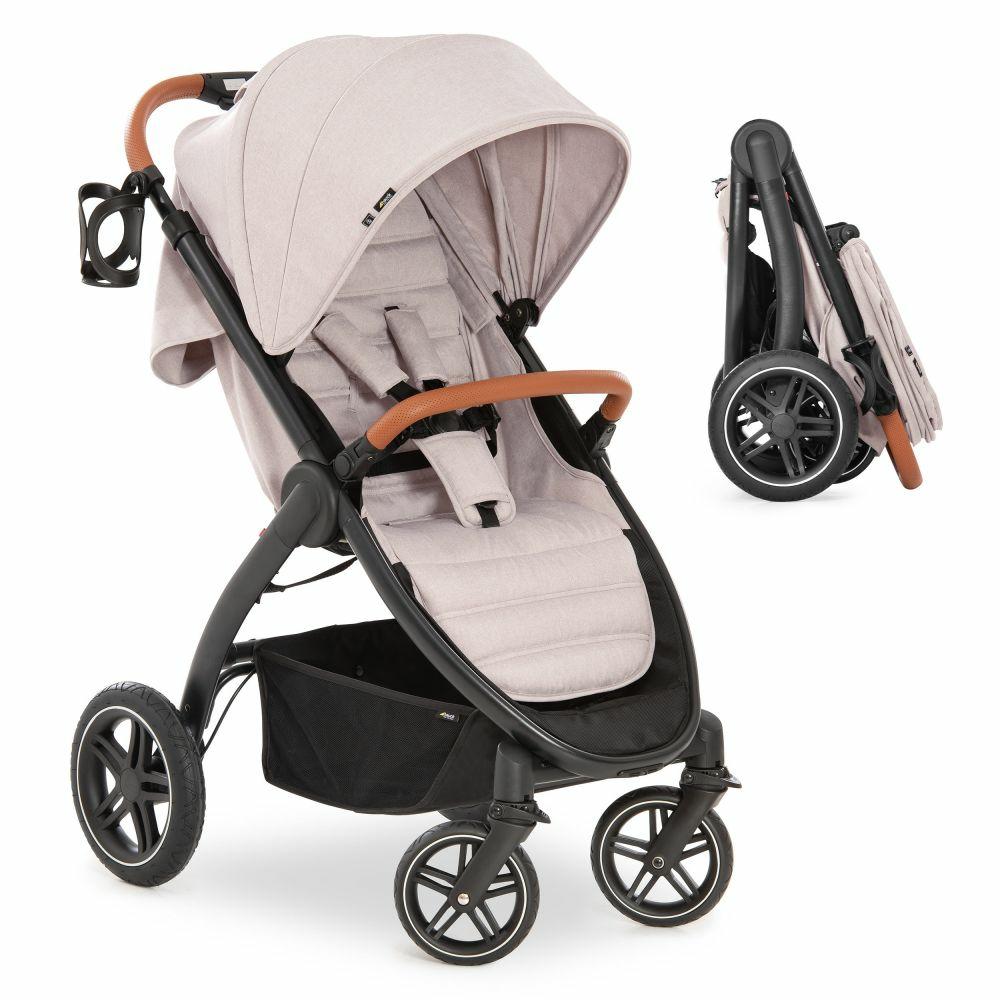 Kinderwagen |   Buggy & Sportwagen Uptown (Mit Liegefunktion, Schieber Höhenverstellbar, Einhand-Faltung) – Melange Beige Kinderwagen Kinderwagen