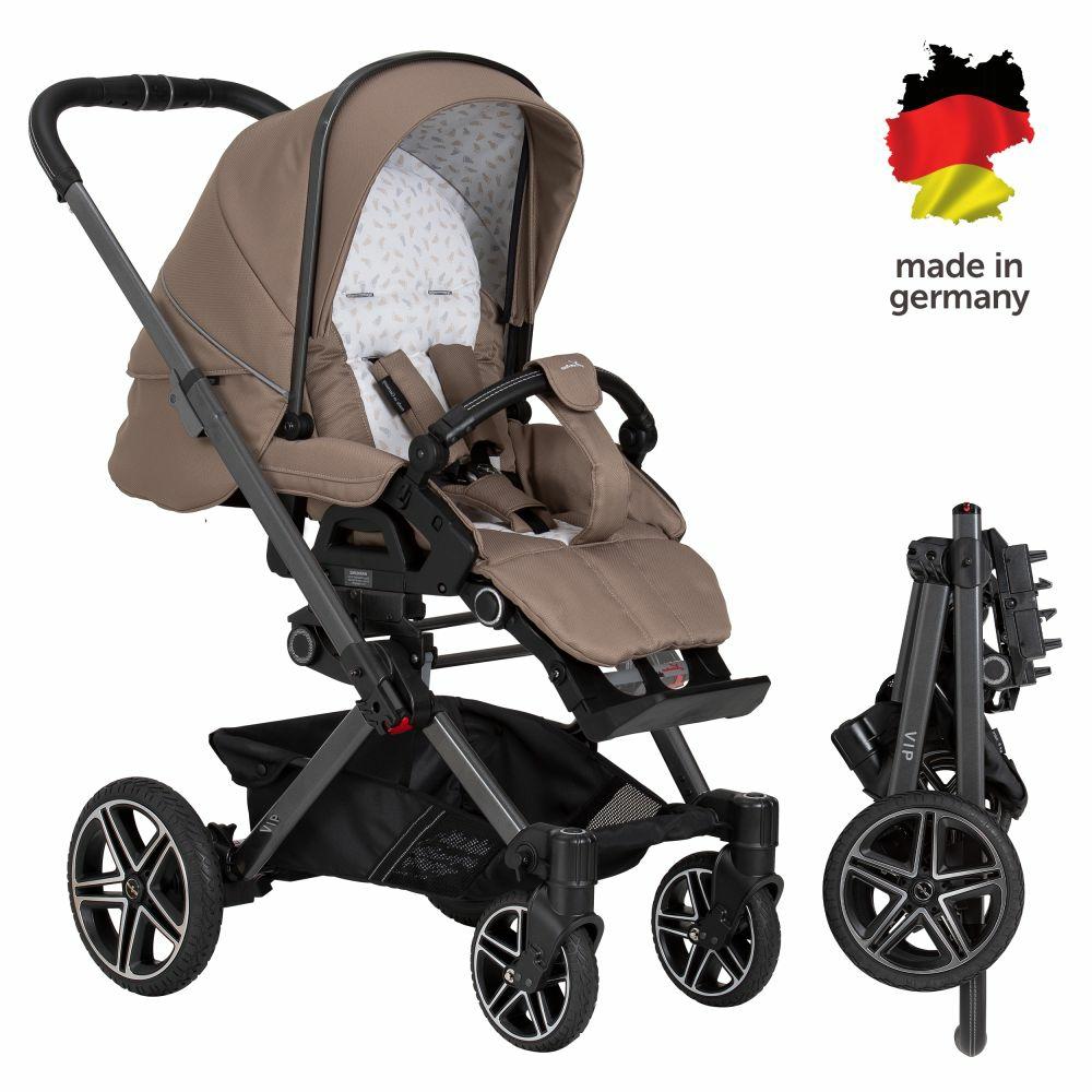 Kinderwagen |   Buggy & Sportwagen Vip Gts Bis 22 Kg Belastbar Mit Teleskopschieber Inkl. Regenschutz – Happy Feet – Kollektion 2024 Kinderwagen Kinderwagen