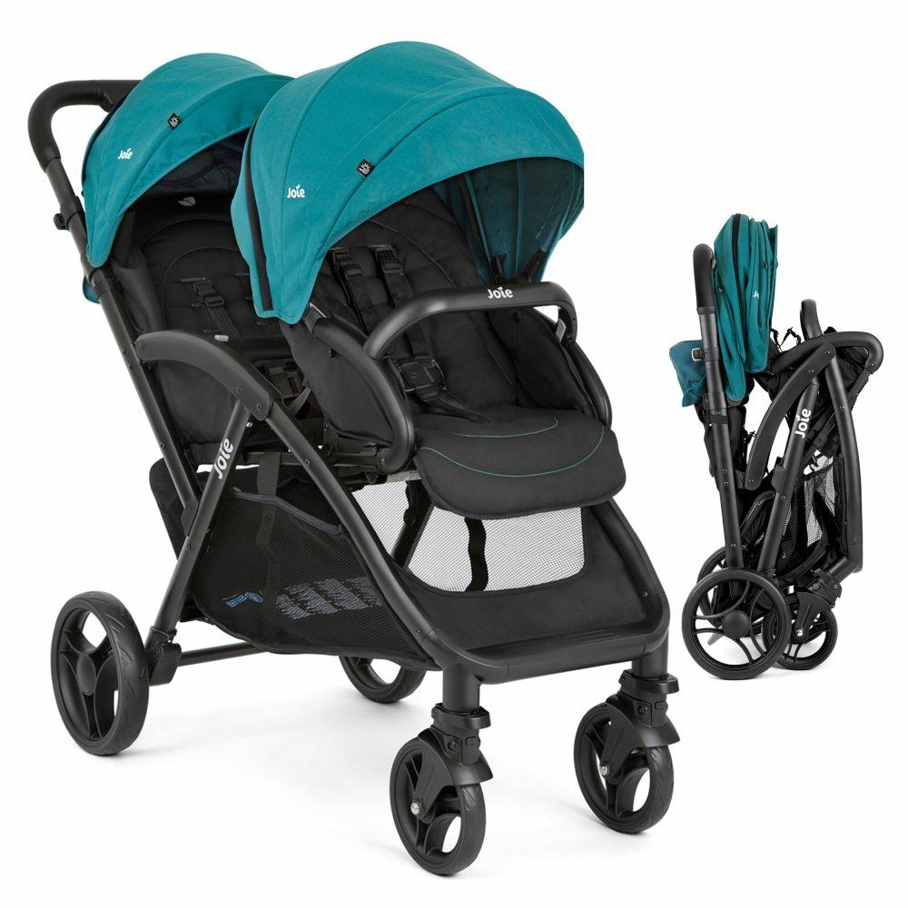 Kinderwagen |   Geschwister- & Zwillingskinderwagen Evalite Duo Ultraleicht Nur Ca 10 Kg Eigengewicht Rücksitz Mit Liegeposition – Inkl. Regenschutz – Capri – Kollektion 2024 Kinderwagen Kinderwagen