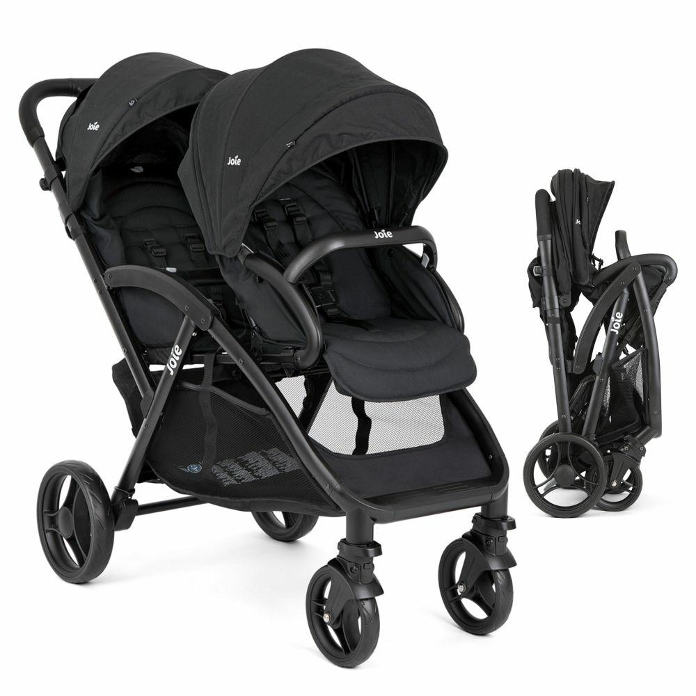 Kinderwagen |   Geschwister- & Zwillingskinderwagen Evalite Duo Ultraleicht Nur Ca 10 Kg Eigengewicht Rücksitz Mit Liegeposition – Inkl. Regenschutz – Shale – Kollektion 2024 Kinderwagen Kinderwagen