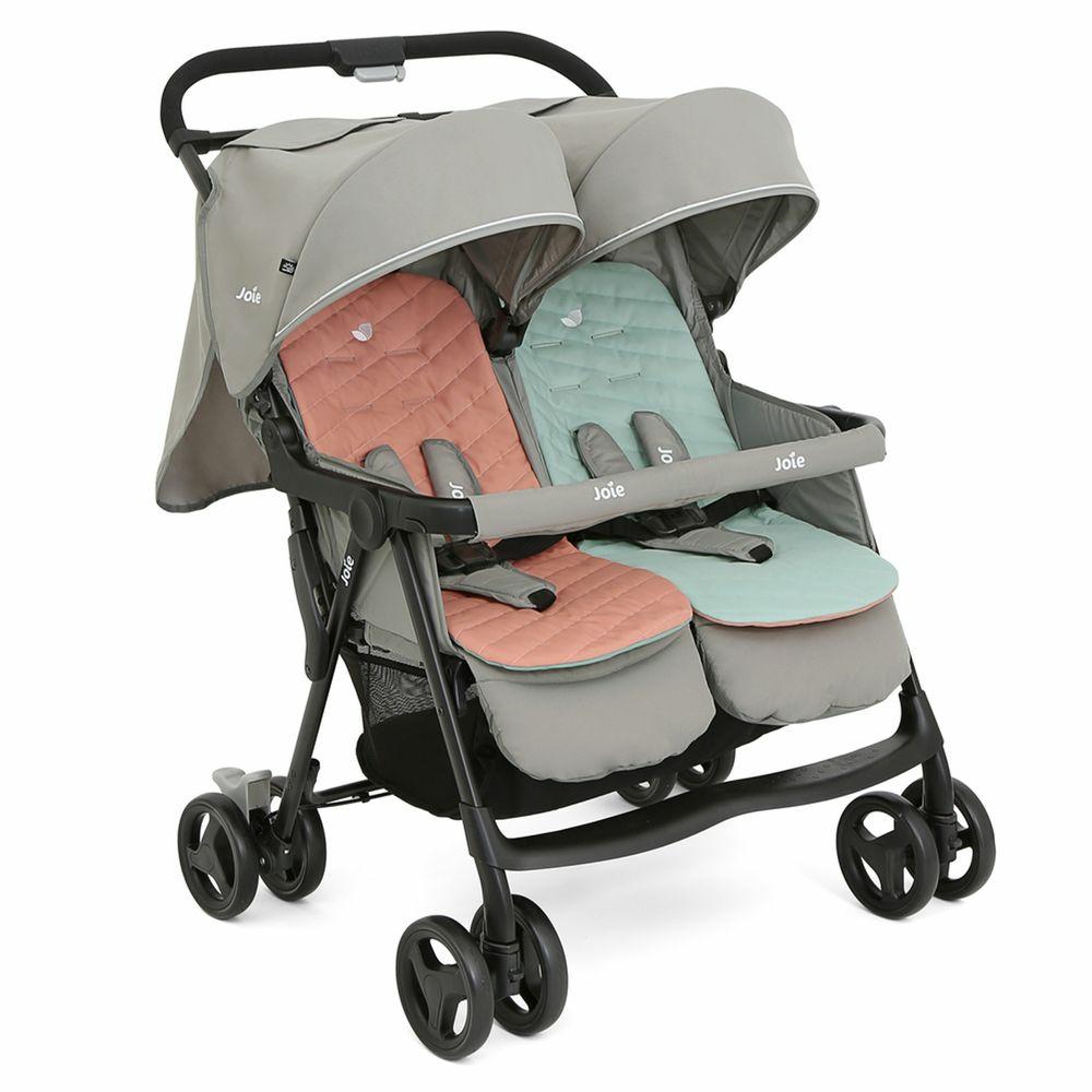 Kinderwagen |   Geschwister- & Zwillingswagen Aire Twin Mit Liegeposition Inkl. Regenschutz & Wendesitzauflage – Nectar & Mineral – Kollektion 2024 Kinderwagen Kinderwagen