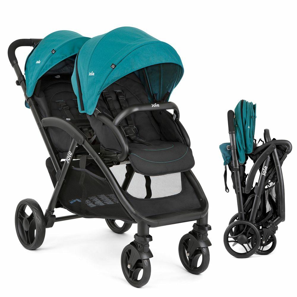 Kinderwagen |   Geschwisterwagen Evalite Duo Ultraleicht Nur 10,6 Kg Rücksitz Mit Liegeposition – Inkl. Regenschutz – Capri – Kollektion 2024 Kinderwagen Kinderwagen