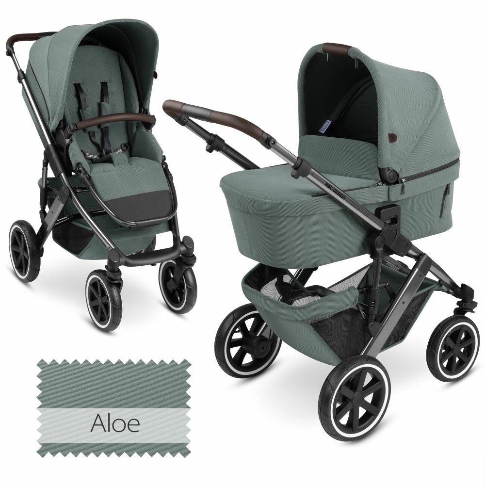 Kinderwagen |   Kombi-Kinderwagen Salsa 4 Air – Inkl. Babywanne & Sportsitz – Aloe – Kollektion 2024 Kinderwagen Kinderwagen