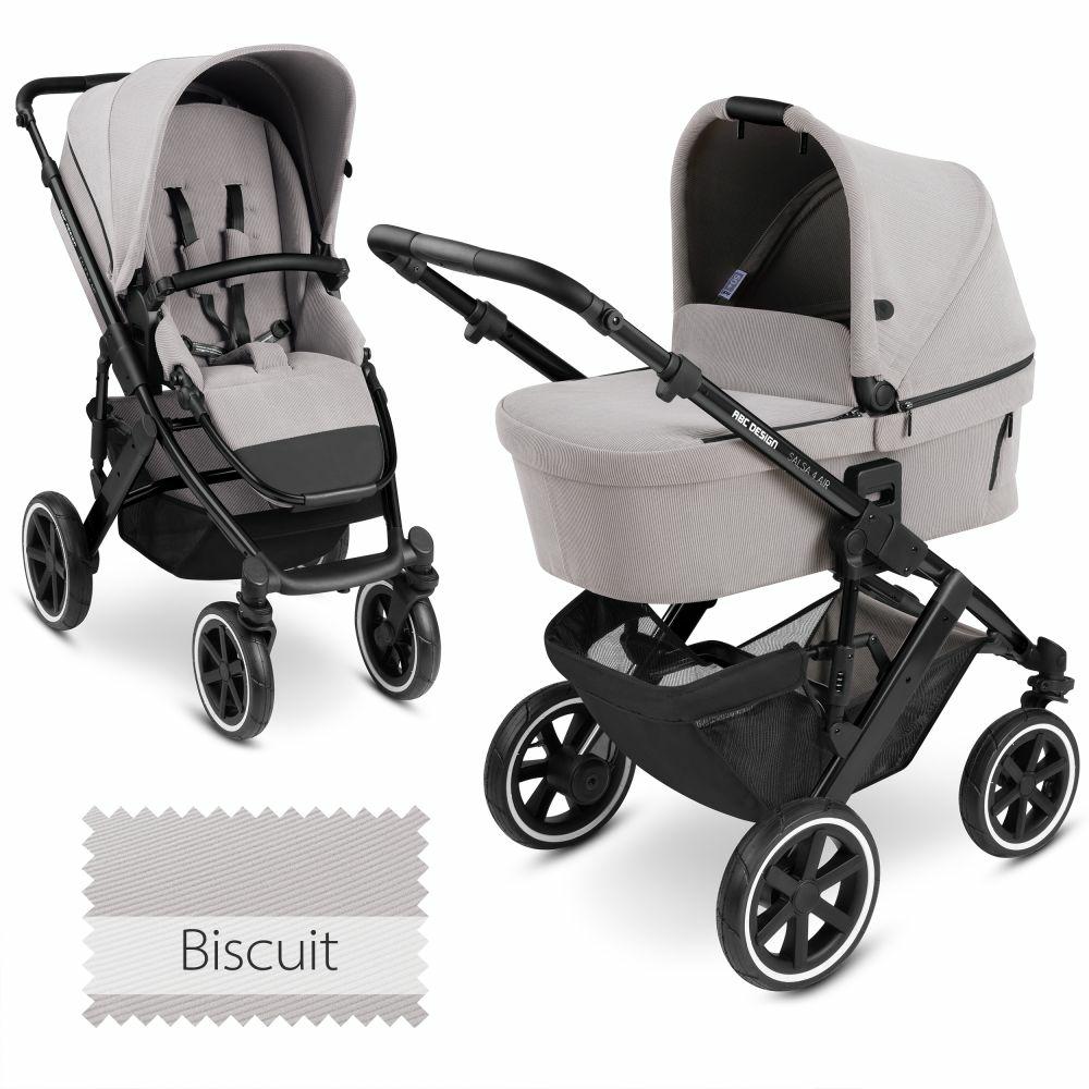 Kinderwagen |   Kombi-Kinderwagen Salsa 4 Air – Inkl. Babywanne & Sportsitz – Biscuit – Kollektion 2024 Kinderwagen Kinderwagen