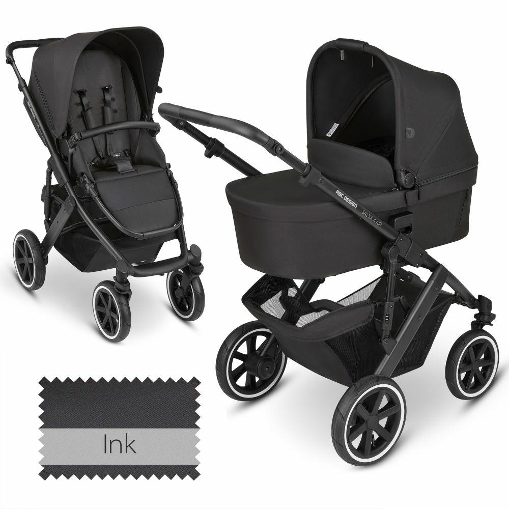 Kinderwagen |   Kombi-Kinderwagen Salsa 4 Air – Inkl. Babywanne & Sportsitz – Ink – Kollektion 2024 Kinderwagen Kinderwagen