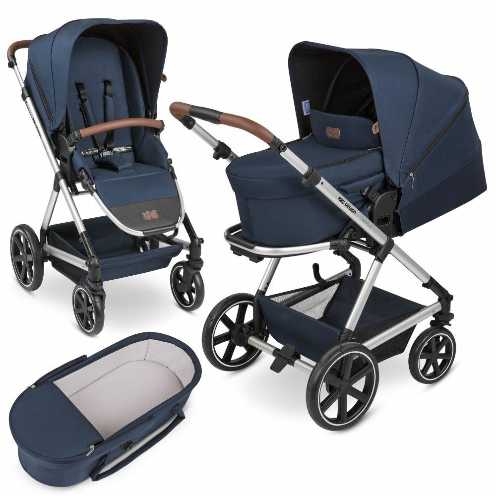 Kinderwagen |   Kombi-Kinderwagen Timbo 4 – Inkl. Babywanne & Sportsitz – Ocean Kinderwagen Kinderwagen