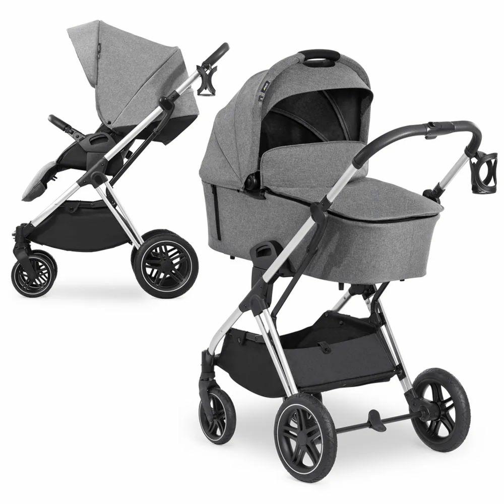 Kinderwagen |   Kombi-Kinderwagen Vision X Duoset Silver (Sportwagen & Babywanne) – Melange Grey Kinderwagen Kinderwagen