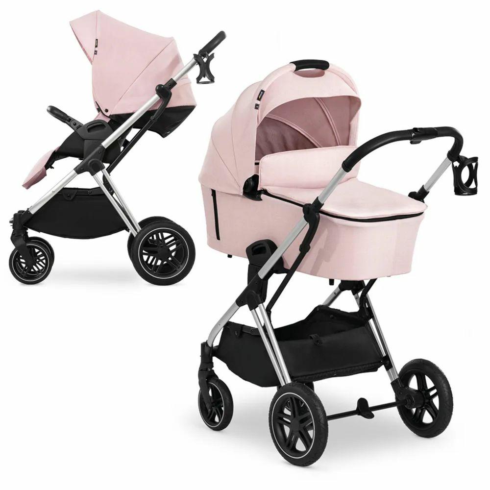 Kinderwagen |   Kombi-Kinderwagen Vision X Duoset Silver (Sportwagen & Babywanne) – Melange Rose Kinderwagen Kinderwagen