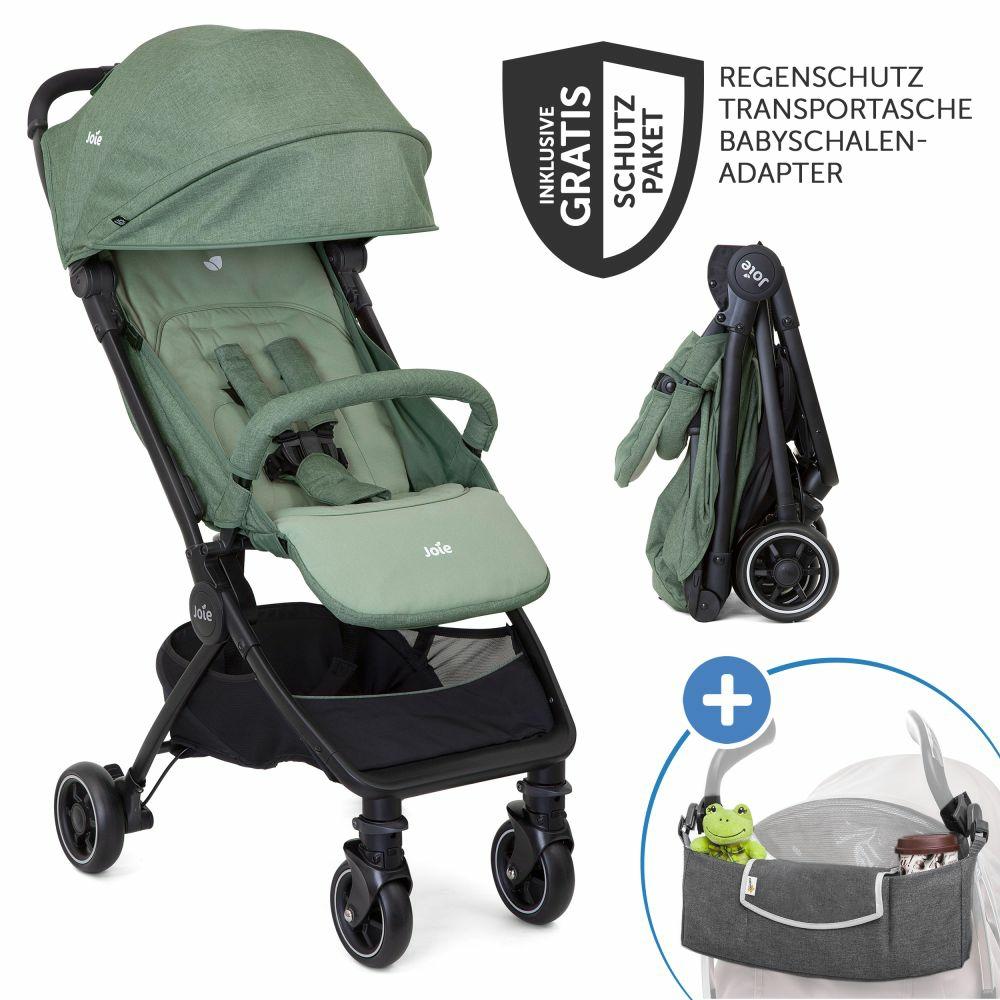 Kinderwagen |   Reisebuggy Pact Nur 6 Kg – Inkl. Organizer Hug It!, Transporttasche, Adapter, Regenschutz & Insektenschutz – Laurel – Kollektion 2024 Kinderwagen Kinderwagen