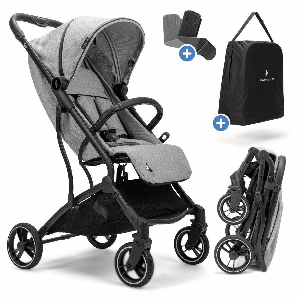 Kinderwagen |   Reisebuggy & Sportwagen Boogy Bis 22 Kg Belastbar Nur 6,8 Kg Leicht Inkl. Adapter, Regenschutz & Transporttasche – Cloud – Kollektion 2024 Kinderwagen Kinderwagen