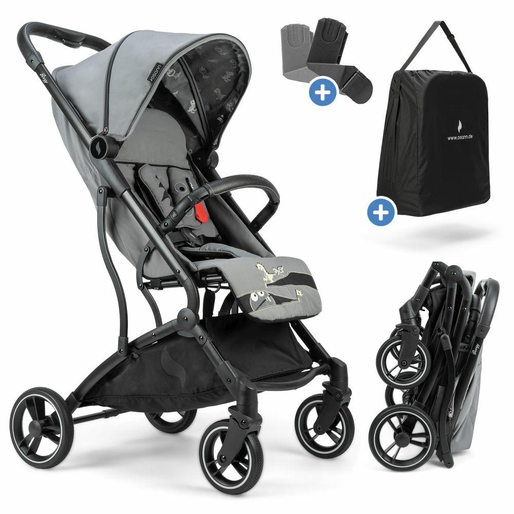 Kinderwagen |   Reisebuggy & Sportwagen Boogy Bis 22 Kg Belastbar Nur 6,8 Kg Leicht Inkl. Adapter, Regenschutz & Transporttasche – Monster – Kollektion 2024 Kinderwagen Kinderwagen