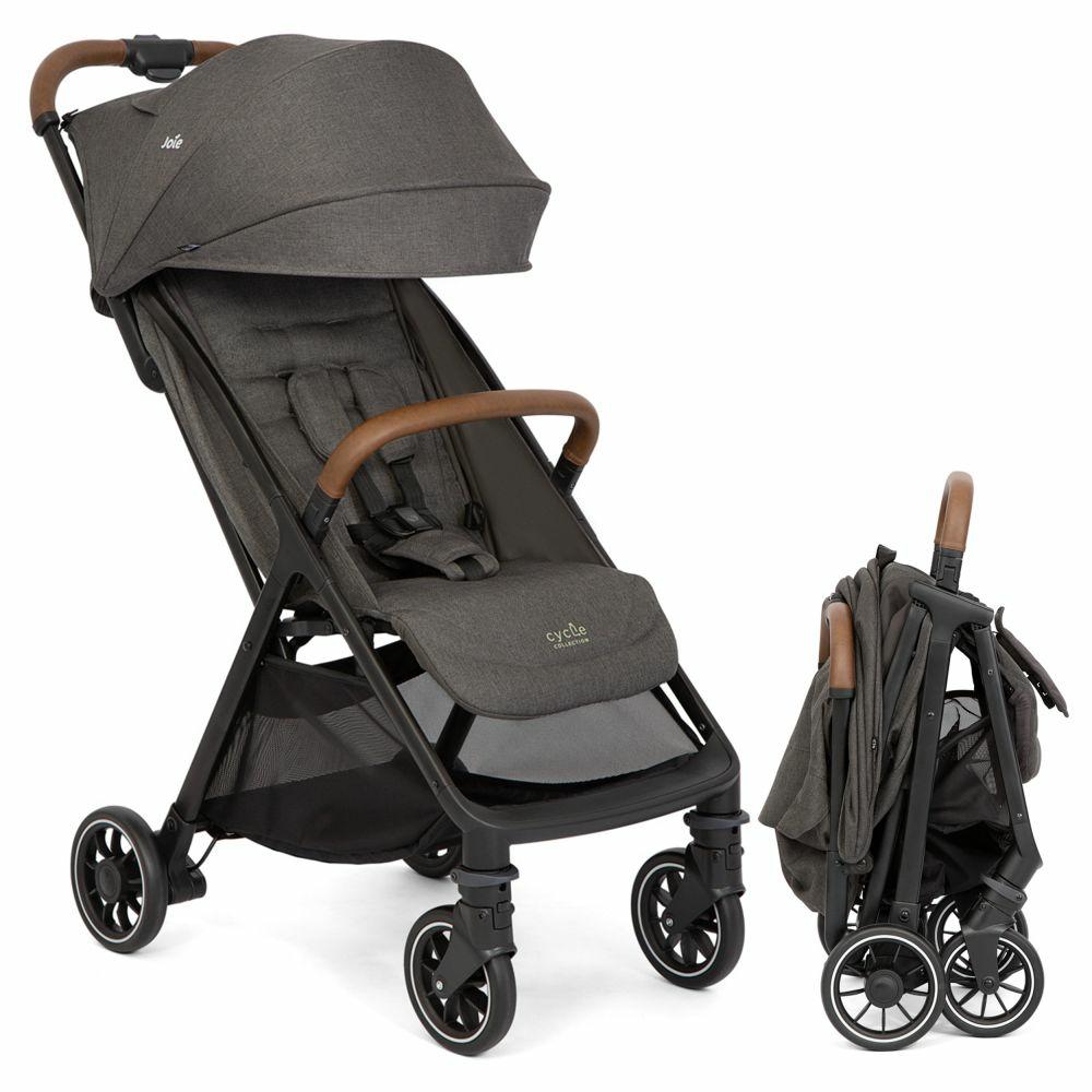 Kinderwagen |   Reisebuggy & Sportwagen Pact Pro Bis 22 Kg Belastbar Mit Liegeposition Nur 6,3 Kg Leicht Inkl. Transporttasche, Adapter & Regenschutz – Cycle – Shell Grey – Kollektion 2024 Kinderwagen Kinderwagen