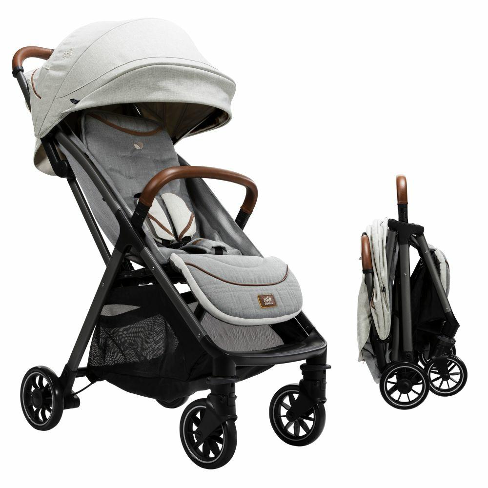 Kinderwagen |   Reisebuggy & Sportwagen Parcel Bis 22 Kg Belastbar Nur 6,9 Kg Leicht Mit Liegefunktion Inkl. Regenschutz, Adapter & Transporttasche – Signature – Oyster – Kollektion 2024 Kinderwagen Kinderwagen