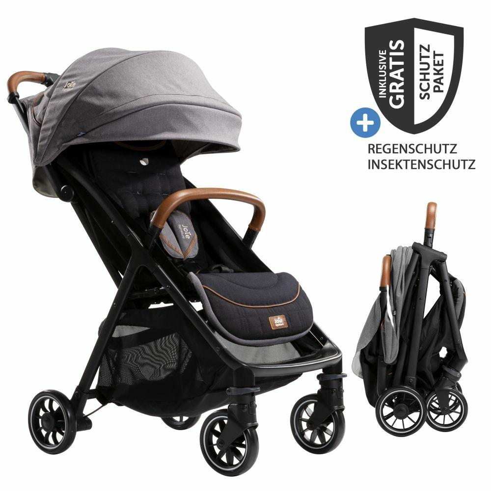 Kinderwagen |   Reisebuggy & Sportwagen Parcel Bis 22 Kg Belastbar Nur 6,9 Kg Leicht Mit Liegefunktion Inkl. Regenschutz, Insektenschutz, Adapter & Transporttasche – Signature – Carbon – Kollektion 2024 Kinderwagen Kinderwagen