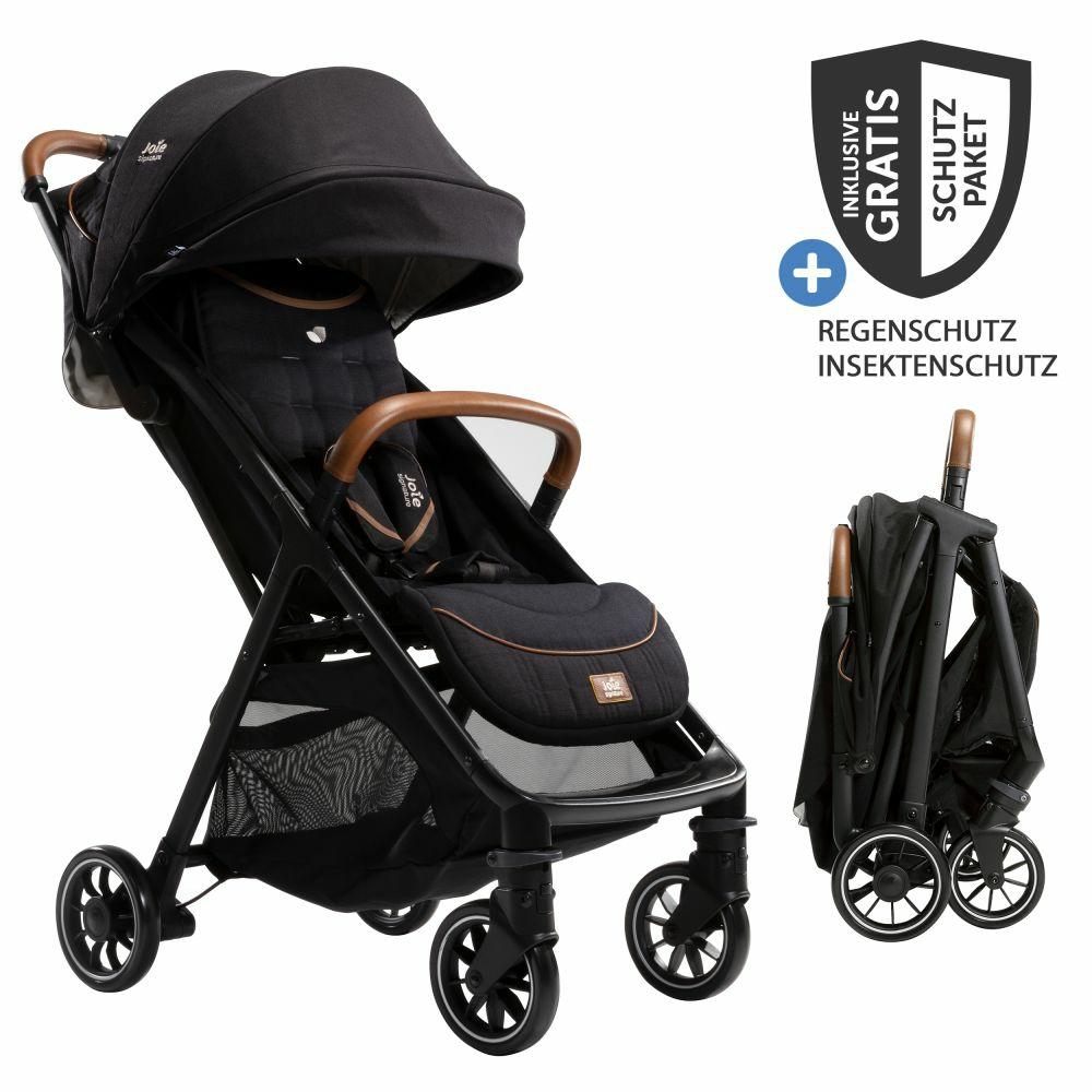 Kinderwagen |   Reisebuggy & Sportwagen Parcel Bis 22 Kg Belastbar Nur 6,9 Kg Leicht Mit Liegefunktion Inkl. Regenschutz, Insektenschutz, Adapter & Transporttasche – Signature – Eclipse – Kollektion 2024 Kinderwagen Kinderwagen