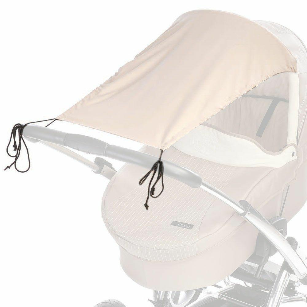 Kinderwagen |   Sonnensegel Mikrofaser Für Kinderwagen 50+ – Beige Kinderwagen Kinderwagen