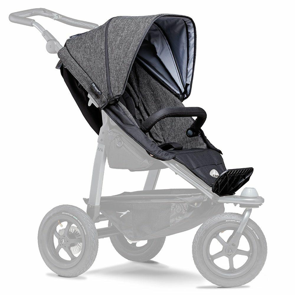 Kinderwagen |   Sportsitz Für Mono – Xxl Komfort-Sitz Inkl. Wetterschutz Für Kinder Bis 34 Kg – Premium Anthrazit Kinderwagen Kinderwagen