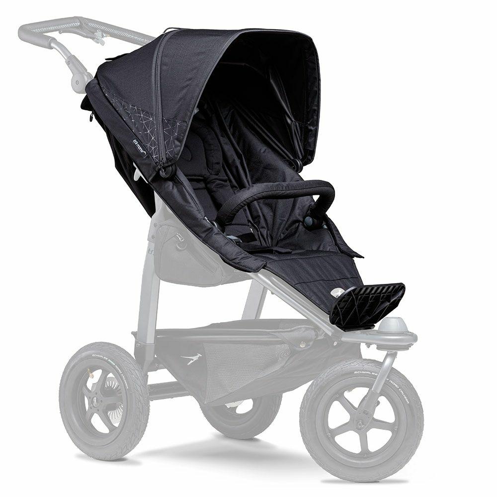 Kinderwagen |   Sportsitz Für Mono – Xxl Komfort-Sitz Inkl. Wetterschutz Für Kinder Bis 34 Kg – Schwarz Kinderwagen Kinderwagen