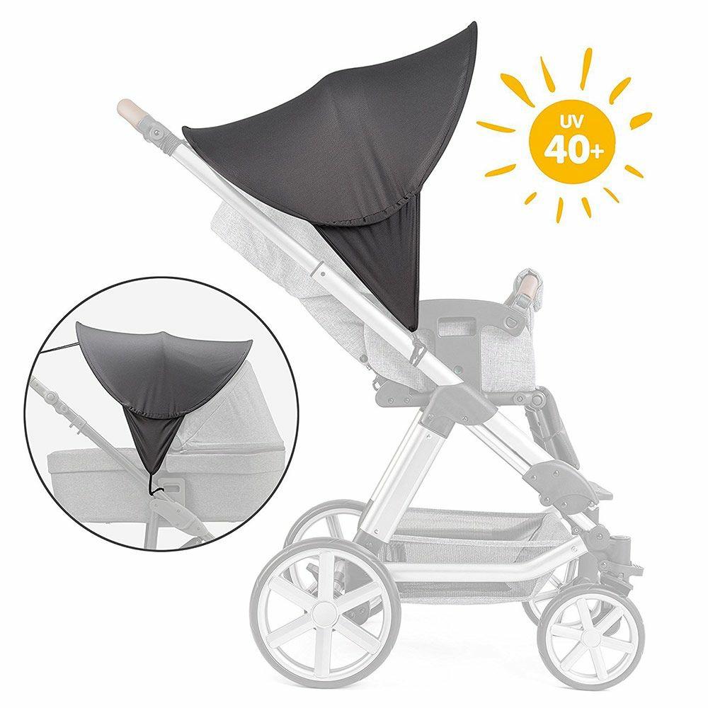 Kinderwagen |   Universal Sonnendach Für Kinderwagen Und Buggy – Dunkelgrau Kinderwagen Kinderwagen