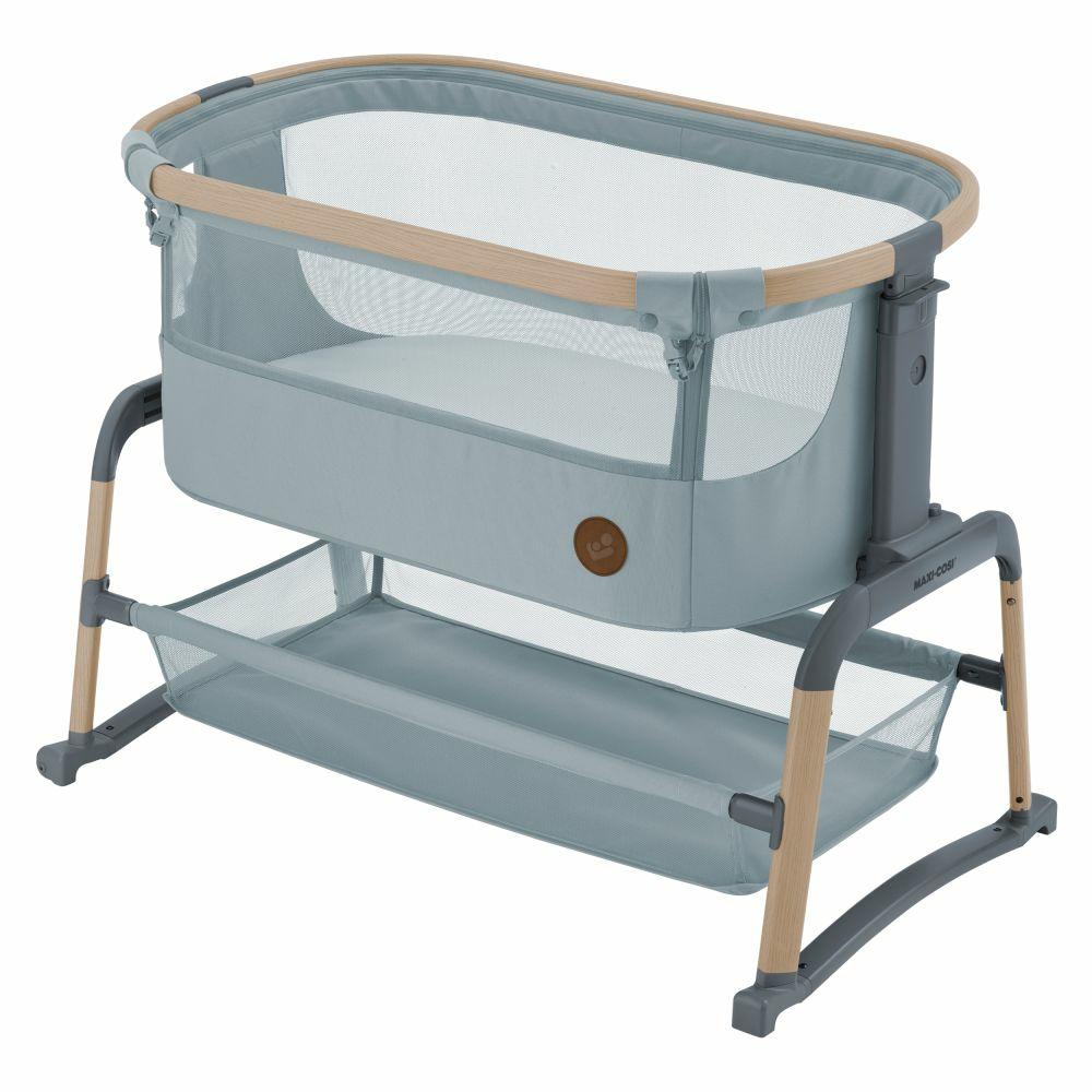 Reisebetten & Zubehör |   2-In-1 Beistellbett Iora Air Mit Schaukelfunktion, Atmungsaktive Stoffe, Klappbar, Inkl. Matratze & Reisetasche – Beyond Grey Reisebetten & Zubehör Beyond Grey