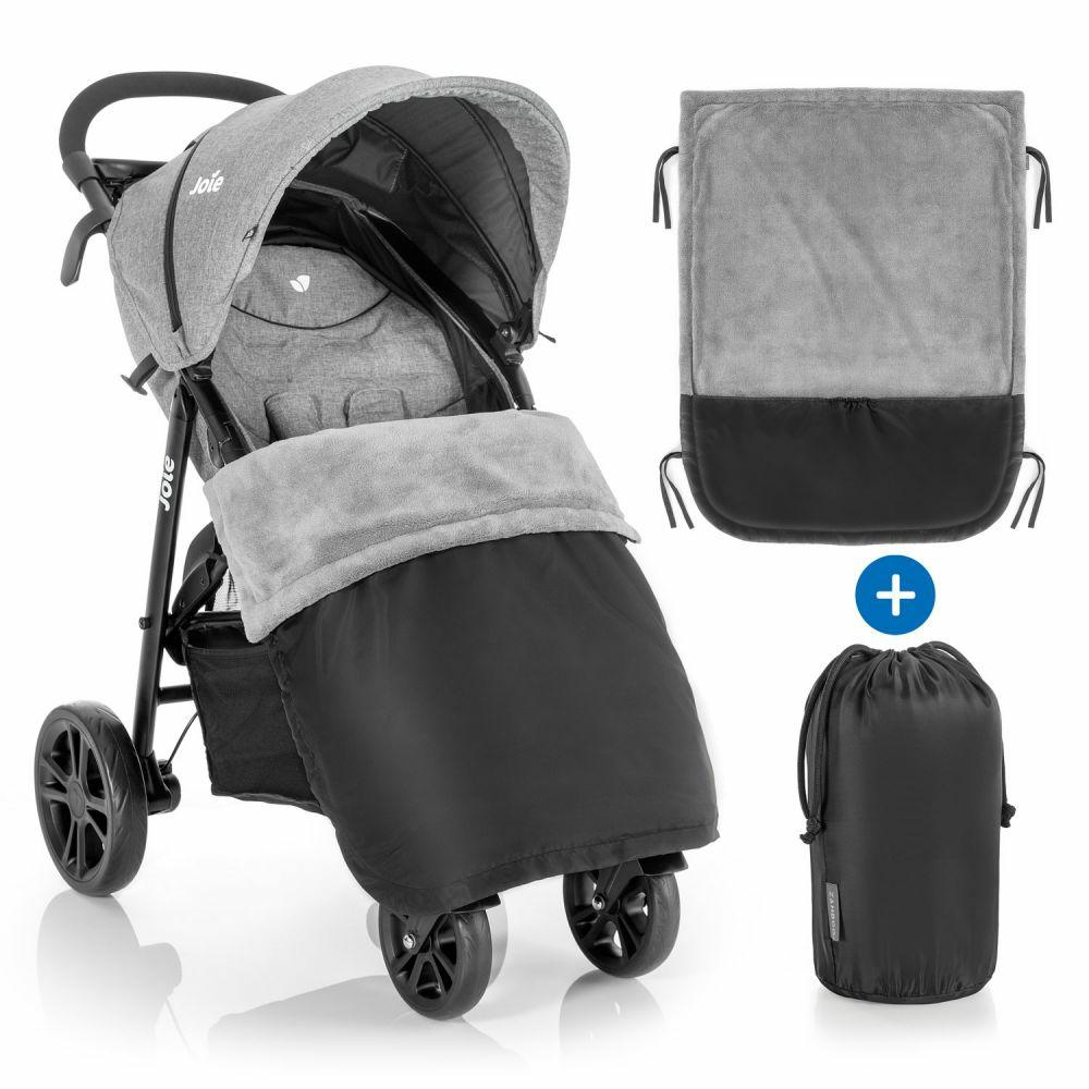 Fußsäcke |   Universal Fleece-Decke / Beindecke Für Kinderwagen Und Buggy – Schwarz Fußsäcke Fußsäcke